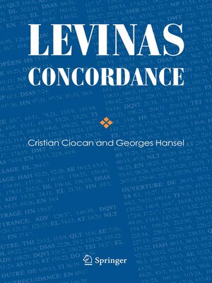 cover image of Levinas Concordance
